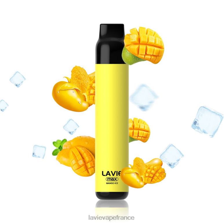 LAVIE BAR 5000 bouffées - maximum glace à la mangue R6JZB279 - Lavie Vape Magasin