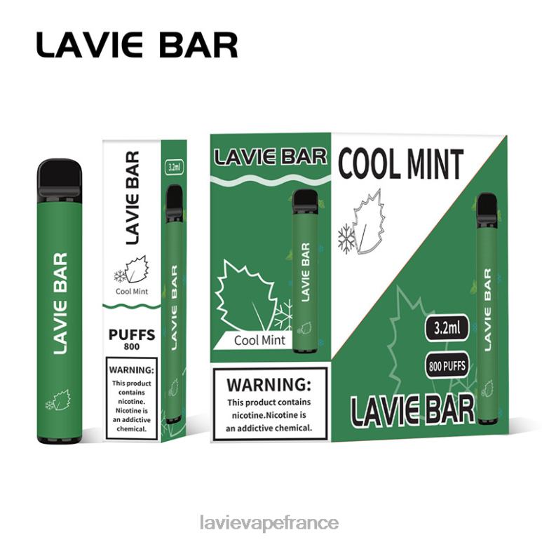 LAVIE BAR 800 bouffées menthe fraîche R6JZB311 - Lavie Vape Magasin