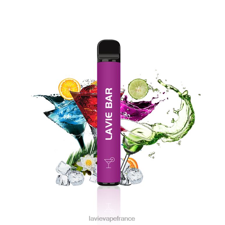 LAVIE BAR Version 2 800 bouffées cocktail R6JZB319 - Lavie Vape Magasin