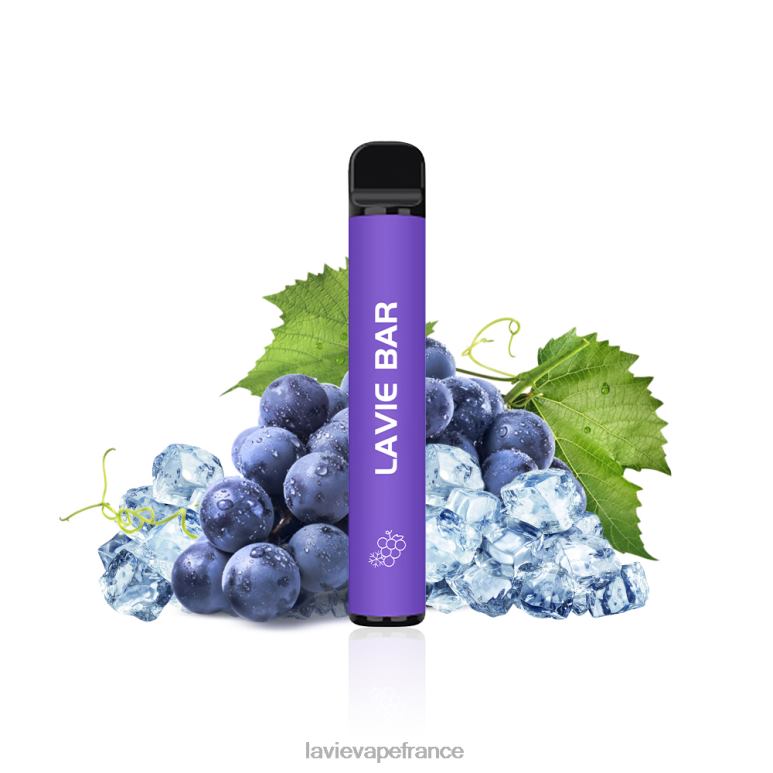 LAVIE BAR Version 2 800 bouffées glace aux raisins R6JZB322 - Lavie Vape Reddit