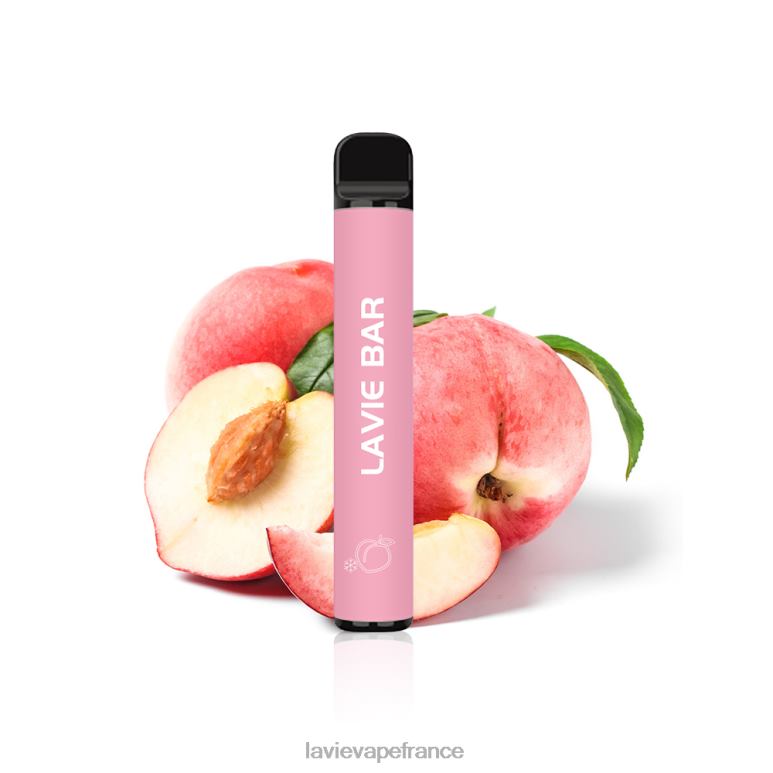 LAVIE BAR Version 2 800 bouffées glace à la pêche R6JZB325 - Lavie Vape Prix
