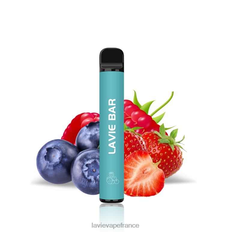 LAVIE BAR Version 2 800 bouffées mélanger les baies R6JZB323 - Lavie Vape Price