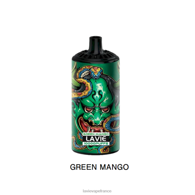 LAVIE BEAST 10000 bouffées mangue verte R6JZB365 - Lavie Vape Prix