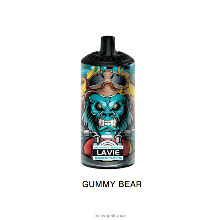 LAVIE BEAST 10000 bouffées ours gommeux R6JZB360 - Lavie Puffs