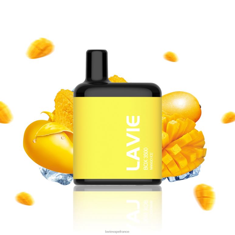 LAVIE BOX 3500 bouffées glace à la mangue R6JZB208 - Lavie Puffs