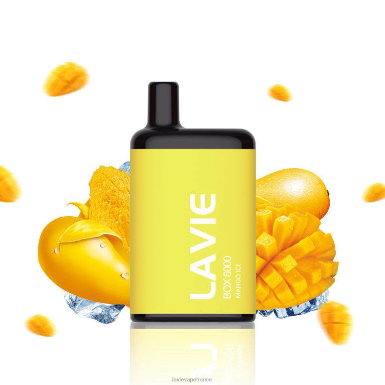 LAVIE BOX 6000 bouffées glace à la mangue R6JZB201 - Lavie Vape France