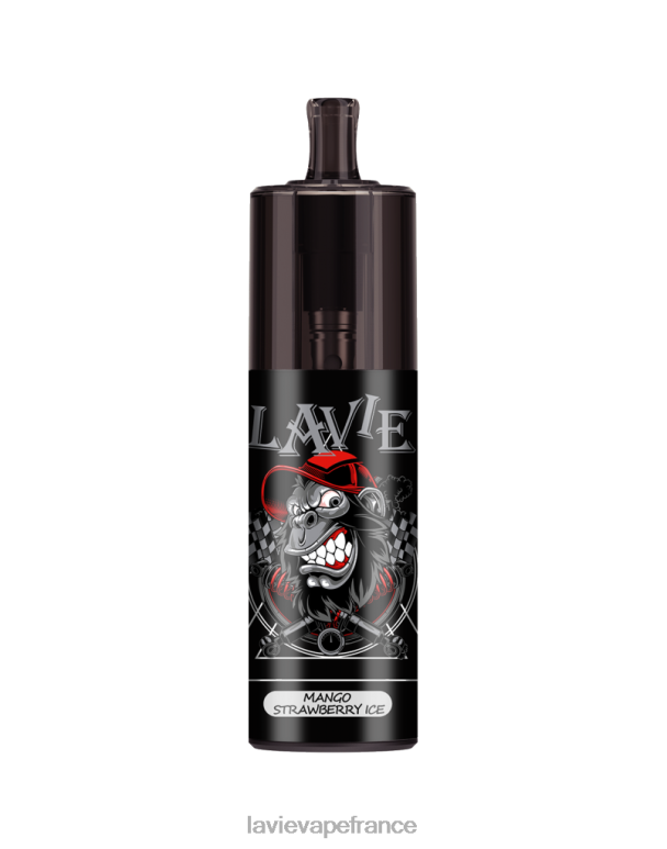 LAVIE COLOUR BAR Contrôle du débit dair 10 000 bouffées glace à la mangue et aux fraises R6JZB333 - Lavie Vape Prix
