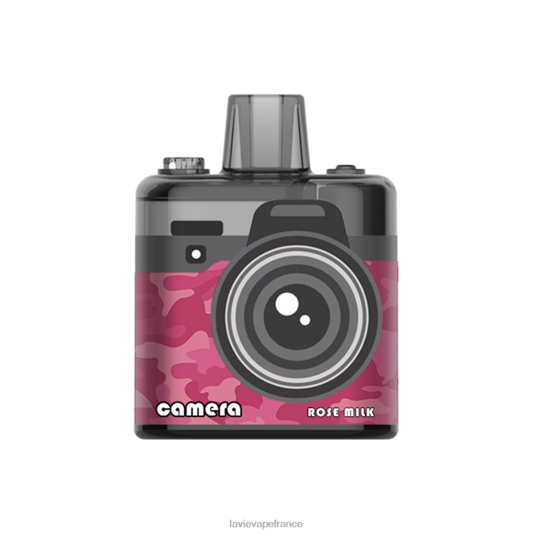 LAVIE Camera 8000 bouffées lait de rose R6JZB167 - Lavie Vape Magasin