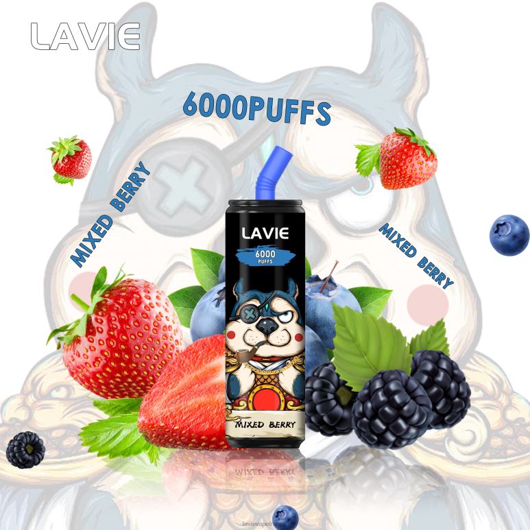LAVIE Coke BAR 6000 bouffées baies mélangées R6JZB272 - Lavie Puffs
