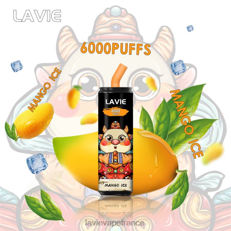 LAVIE Coke BAR 6000 bouffées glace à la mangue R6JZB270 - Lavie Vape Avis