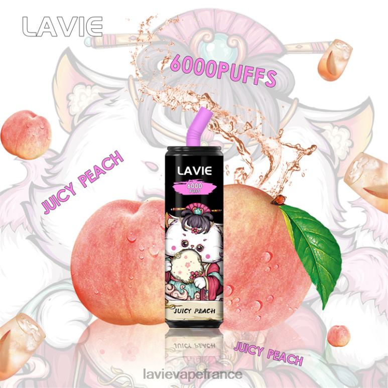 LAVIE Coke BAR 6000 bouffées pêche juteuse R6JZB271 - Lavie Vape Magasin