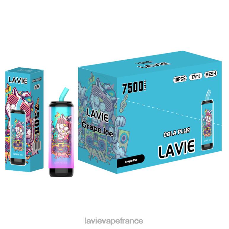 LAVIE Cola Plus 7500 bouffées glace aux raisins R6JZB254 - Lavie Vape Avis