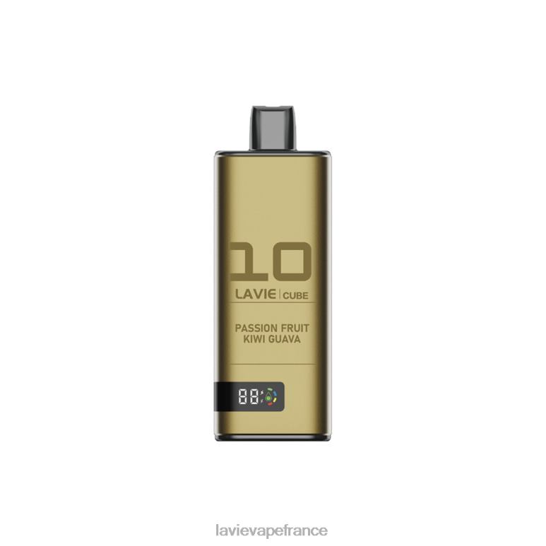 LAVIE Cube 20000 bouffées fruit de la passion kiwi goyave R6JZB44 - Lavie Vape Review