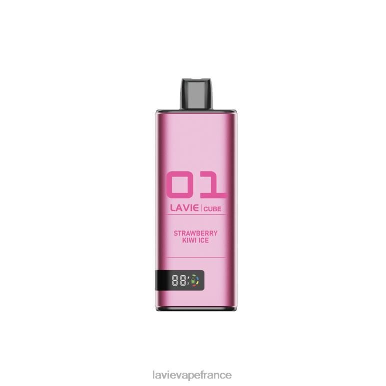 LAVIE Cube 20000 bouffées glace fraise kiwi R6JZB35 - Lavie Vape Price