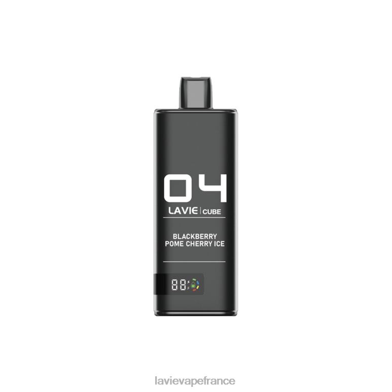LAVIE Cube 20000 bouffées glace à la cerise et aux pépins de mûre R6JZB38 - Lavie Vape Avis
