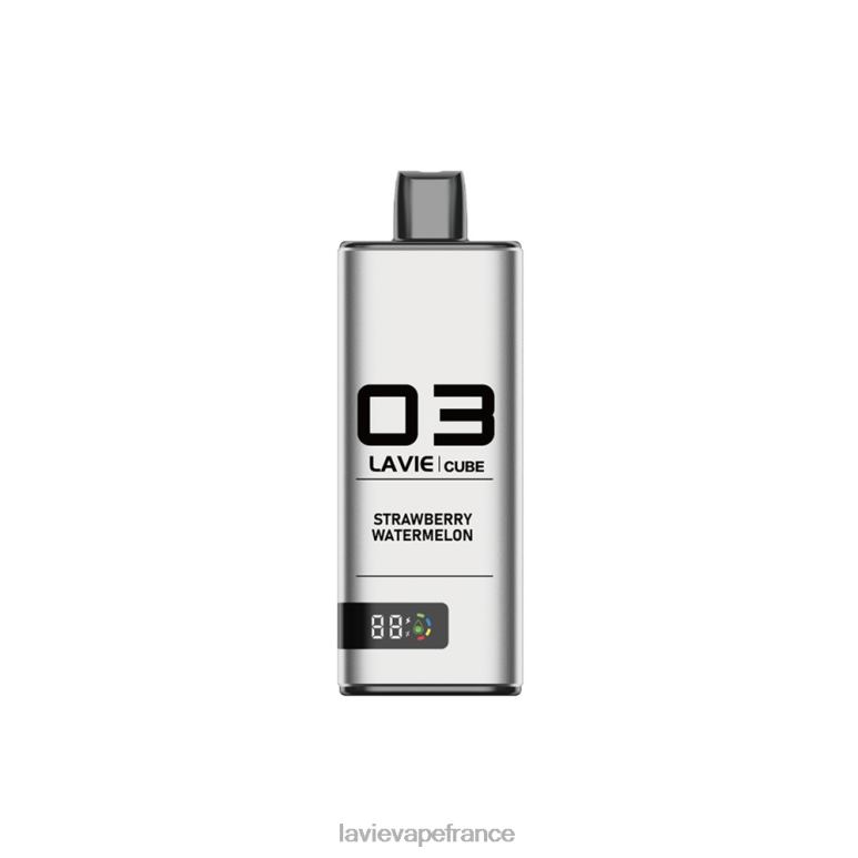 LAVIE Cube 20000 bouffées pastèque fraise R6JZB37 - Lavie Vape Prix