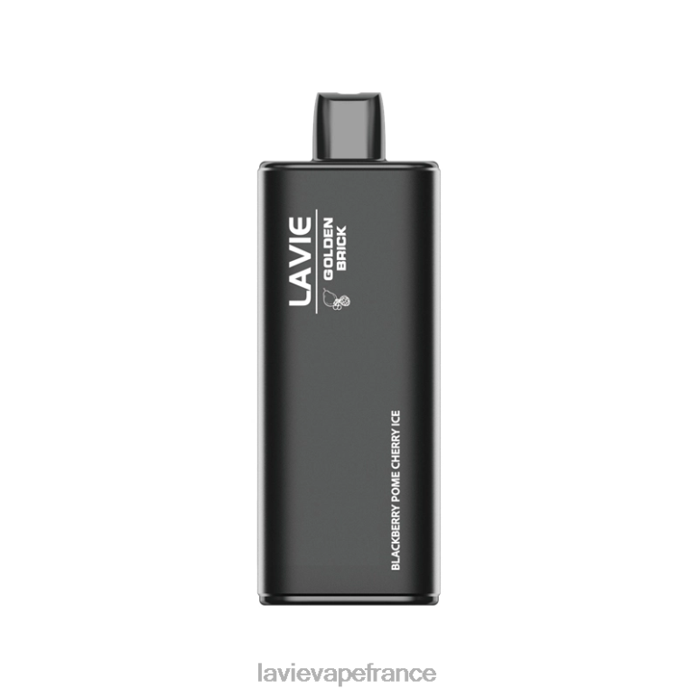 LAVIE GOLDEN BRICK 10000 bouffées glace à la cerise et aux pépins de mûre R6JZB54 - Lavie Vape Avis