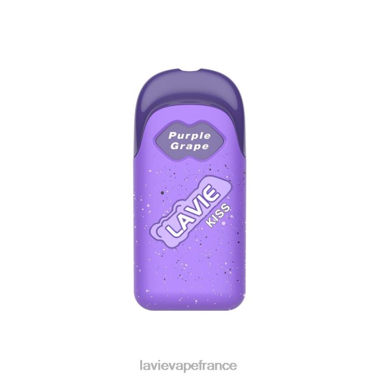 LAVIE KISS 8000 bouffées raisin violet R6JZB112 - Lavie Puffs