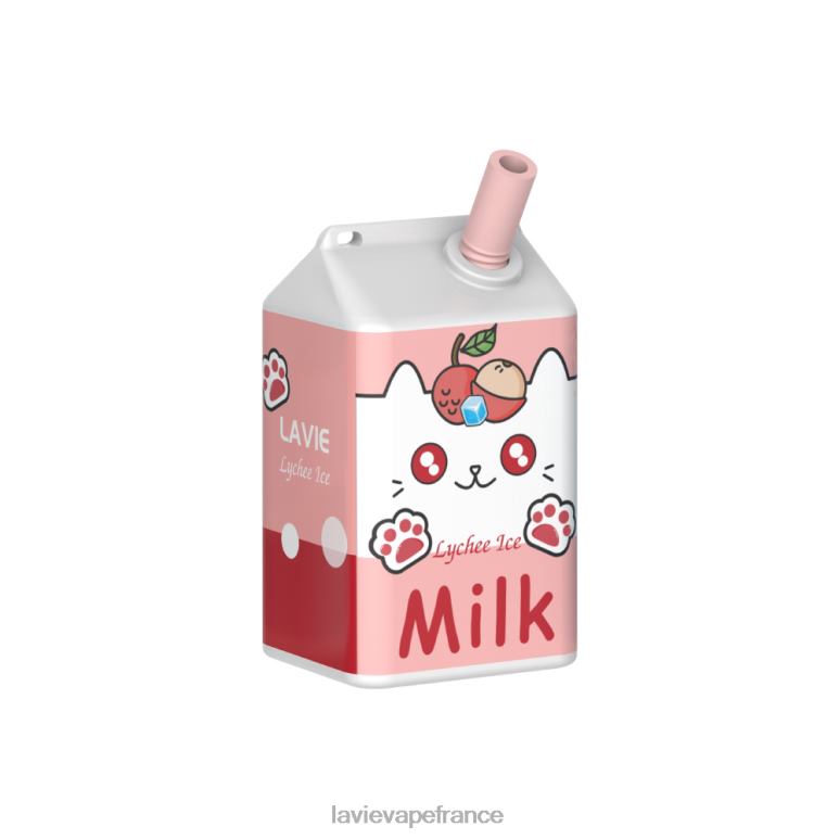 LAVIE MILK 7000 bouffées glace au litchi R6JZB183 - Lavie Vape Magasin