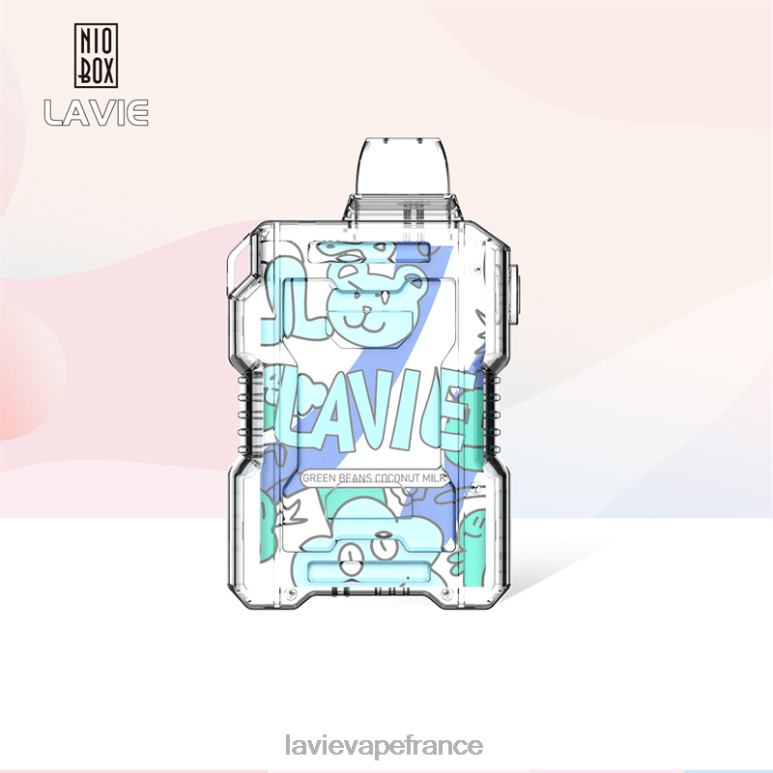 LAVIE NIO BOX 9000 bouffées haricots verts lait de coco R6JZB188 - Lavie Vape Review