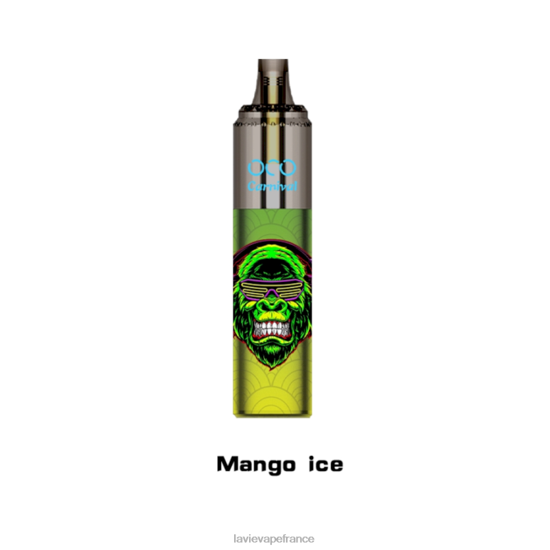 LAVIE OCO carnaval 10000 bouffées glace à la mangue R6JZB353 - Lavie Vape France