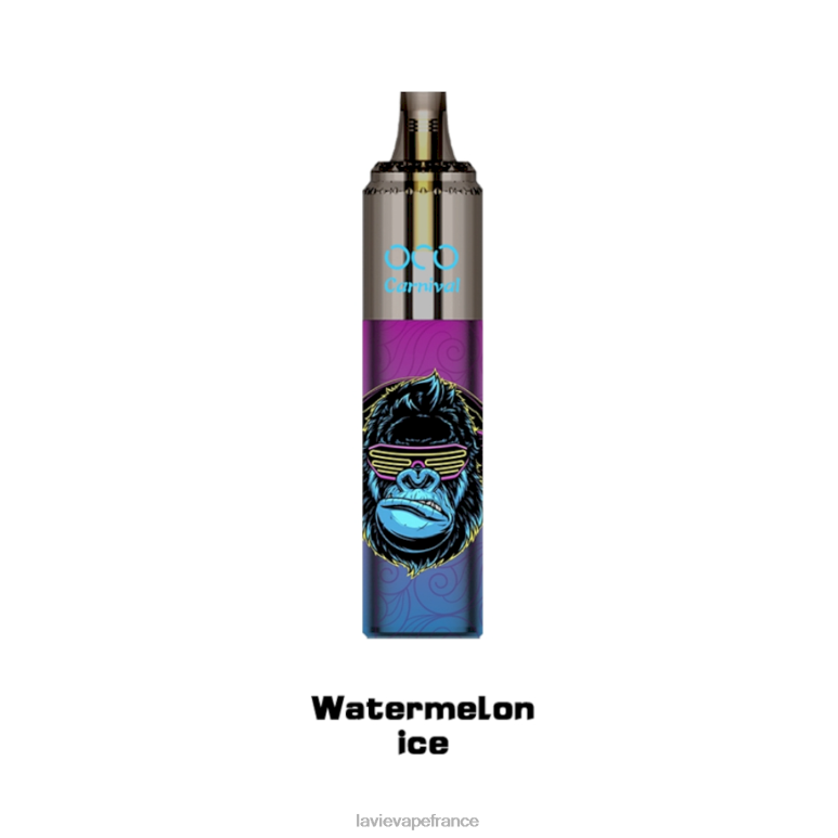 LAVIE OCO carnaval 10000 bouffées glace à la pastèque R6JZB359 - Lavie Vape Magasin