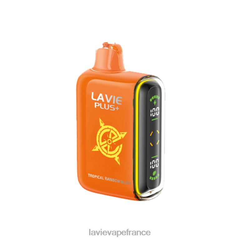 LAVIE PLUS 15000 bouffées explosion arc-en-ciel tropical R6JZB96 - Lavie Puffs