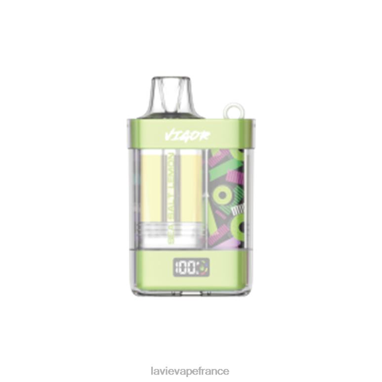 LAVIE VIGOR 15000 bouffées citron au sel de mer R6JZB7 - Lavie Vape Magasin