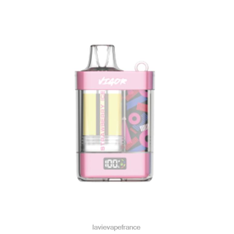 LAVIE VIGOR 15000 bouffées glace à la fraise R6JZB1 - Lavie Vape France