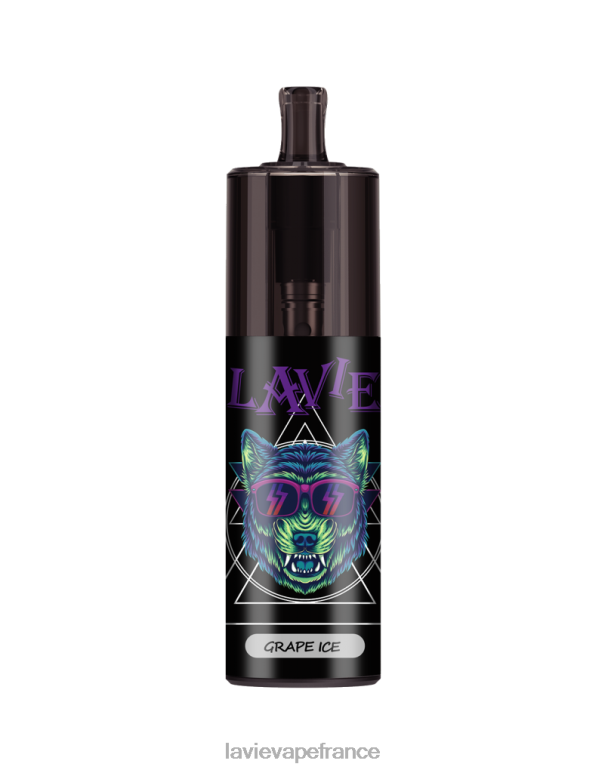 LAVIE COLOUR BAR Contrôle du débit d'air 10 000 bouffées glace aux raisins R6JZB331 - Lavie Vape Price