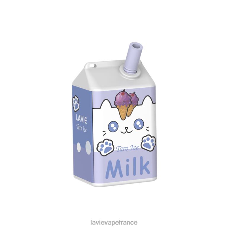LAVIE MILK 7000 bouffées glace au taro R6JZB180 - Lavie Vape Review